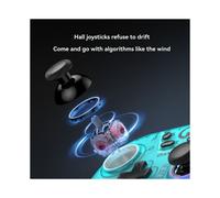 Wireless Controller Gamepad Hall Effect Joystick for Phone Android Phone PC White