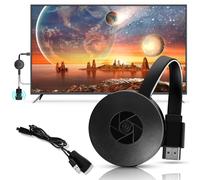 Wireless Display Adapter 4K, Dongle de Pantalla Inalámbrica Soporte Miracast Airplay DLNA, 1080P 2.4G Supporto DLNA/AirMirror/Airplay/Miracast para iOS 8+/Android 5.0+/Mac/Windows 7+