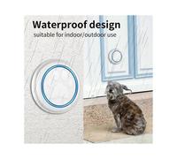 Wireless Doorbell for Cats & Dogs 300M Range 60 Songs High Volume Waterproof Smart Home Training Bell US Plug White