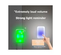Wireless Doorbell with 12-Light Flashing Long Range Door Bell Chime Elderly Deaf Mute Service Call Device UK Plug