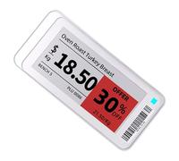 Wireless E Ink Tag - 8.9x4x1.2cm Wireless Magnetic Electric Smart Control Signages, Electronic Tag Card | For Indoor Outdoor Shop Offices Library Garage Fridge Holiday Clothing