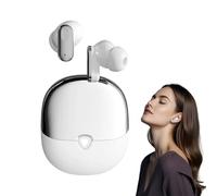 Wireless Earbuds - 6x5x4cm Mini Size, ABS In Ear Earphones, Clear Calls with Long Playtime and Fast Charging | Sports Headset for Smartphone Workout Outdoor Travel Use
