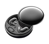 Wireless Earbuds, Invisible Noise-Blocking Sleep Earphones with LED Display Case, 1 Pair, Rechargeable Ultra-Compact Ear Buds for Men Women Music Calls Study Gym Travel Office Bedtime Daily Commute