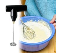 Wireless Electric Mixer - Battery Operated Hand Blender | Cordless Egg Beater and Milk Frother for Baking, Home Cook, Coffee, Cream, Cake, Bar Drinks, Milk Foam, Kitchen and Bakery Use