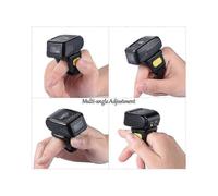 Wireless Finger Ring Barcode Scanner - Bluetooth 2.4g 1d/2d/Qr Code Reader for Windows Android Ios -CHAN
