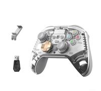 Wireless Gamepad with Hall Joysticks for Switch PC Mobile(White) | Hall effect tech, zero para drift, precise control, wireless connection, multi-device support