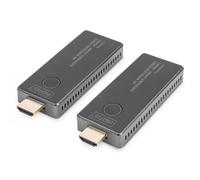 DIGITUS DS-55323 Extensor HDMI inalámbrico - UHD 4K/30 Hz - 30 m de Alcance - Set: Transmisor y Receptor - HDMI a HDMI - Plug & Play - HDMI 2.0/1.4 & HDCP 2.2/1.4
