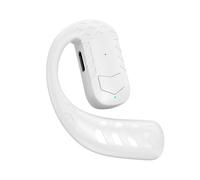Wireless Headphone, Single Ear Earpiece, Responsive Wireless Headset, Interactive Long Battery Life, Noise Cancelling, Black, White, Ideal for Driving, Digital Meetings, Exercise, Pc, and Mobile