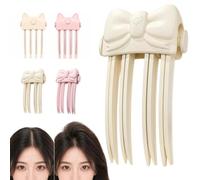 Wireless Heated Volumizing Root Lift Clip,2 Heat Settings，Beige B | Heated Root Volumizer Clip,Portable Travel Hair Styling Tool,USB Rechargeable,Travel & Office Use,Flat Fine Hair