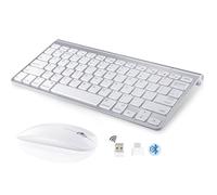 Wireless Keyboard and Mouse Compatible with iMac MacBook Air/Pro (Wireless 2.4GHz)