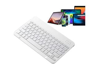 Wireless Keyboard for PC - Slim Ergonomic bluetoth, Quiet Recargable Handheld Keypad, Compact Cordless Computer Smartphone Tablet Laptop Desktop | with Stable Connection Office Home School Travel T