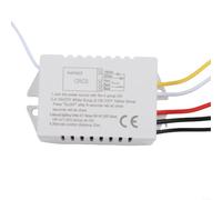 Wireless Lamp Switch 2 Way RF Remote 220V AC ABS(2 Way) | Single channel control, 30m range, easy install, no wall obstruction, fits droplight and fluorescent lamps