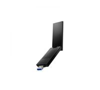 Cudy AXE5400 Adaptador Inalámbrico USB 3.0 de Triple banda Wi-Fi 6E WU5400 para PC, Compatible con Windows 11/10, Antenas de Alta Ganancia, 6 GHz, 1024-QAM, 160 MHz, WPA3