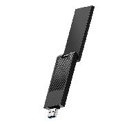 Tarjeta de red Cudy WU6500 USB Wi-Fi 7 tribanda 2882 Mbit/s negra