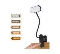 Wireless LED Desk Lamp, Touch Bedside Lamp 5 Colors & 5 Dimmable Dimmable 360 Flexible Neck LED Lamp, Black [Energy Class A+++]