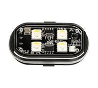 Wireless LED Strobe Lights, High-Brightness Flashing Warning Lamp 42×25×12.5mm, Waterproof Safety Signal, Rechargeable Beacon For Car, Motorcycle, Vehicle