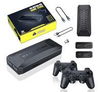 Wireless M16 Retro Game Console Supports Four Player Battle, Mini Game Stick 64G/128G HD Plug and Play with 2 Controller, 4K Video TV Gaming Box with 30000 Classic Games, Gaming Exclusive Chip (128g)