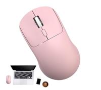 Wireless Mice, Laptop Silent Mice 2.36x1.46 in Adjustable dpi Working Supplies, Ergonomic Computer Accessories, USB Receiver Included for Home Office Use