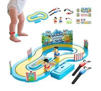 Wireless Motion - Sensing Racing Game - Interactive 2-Player Racing Board Game Toy With Wristbands Dolls For Kids, Parent-Child Family Party Games, Idea Children Ages 4+ - Rechargeable F