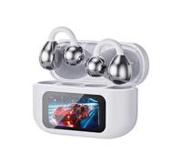 Wireless Open Ear Earbuds - Ergonomic AI Earphones, Cordless Open-Ear Headset, Secure Comfortable Fit | Ideal Audio Device for Running Workout Gym Sports Fitness Cycling Swimming Outdoor Family Travel