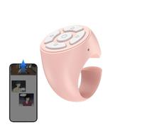 Wireless Page Turner - Ring Clicker Phone Controller | Remote Selfie | Ring-style wireless page turner and remote selfie button, lightweight 80g design, perfect for reading, video recording, home,
