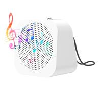 Wireless Payment Speaker, Code Broadcaster, Audio Notification Device, Loud Voice Alert, Compact Broadcast Speakers for Women, Retail Store, Beauty Salon, Boutique, Front Desk, 3.46x3.46x2.36 Inches