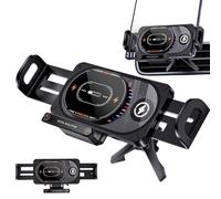 Wireless Phone Charger For Car,Rotating Smartphone Charging | Dependable Car Phone Holder Charger - For Daily Commute Ridesharing Travelers Road Trips Camping Sedans Trucks SUVs RVs