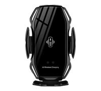 Wireless Phone Holder | Auto Clamping Charger | Car Mount Stand | Built-In Temperature Control Chip Supports Stable Charging | Suitable For Vehicles, Desks And Workspaces