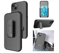 Wireless ProTech Funda compatible con Apple iPhone 14, funda híbrida de doble capa y clip para cinturón, incluye protector de pantalla (tamaño de pantalla 6.1 pulgadas)