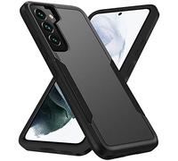 Wireless PROTECH Funda de TPU y PC de doble capa compatible con Samsung Galaxy S22 5G (tamaño de pantalla de 6.1 pulgadas), color negro