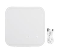 Wireless Smart Gateway Modo Dual Puente Inteligente Controlador Remoto para ZigBee 3.0 Hub WiFi Control de Voz W01 Blanco