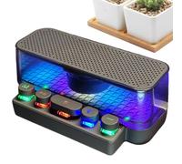 Wireless Speaker Audio Device - Portable Sound Unit, Bass Output System, Desktop Music Player, Lighted Audio Box | Camping Outdoor Home Decor Ornament Desk Setup Entertainment Experience