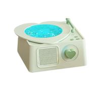 Wireless Speaker, Portable Speaker, 5.16x4.92 Inches with Colorful Modern Design, Surround Sound Audio, Music Entertainment Device for Bedroom, Living Room, Patio, Beach, RV, Trips