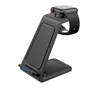 Wireless Stand - Adjustable Phone Cradle, Rapid Power Pad, Compact Foldable Design Smart Overheat Protection | Seamless Experience for Video Calls Streaming Workstation
