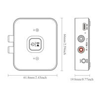 Wireless Transmitter Low Latency - 6.0 Wireless, Audio Transmission Device | High Speed, Ẃireless Audio for TVs Gym Equipment Car Music Playback Movie Viewing Game Home Ou