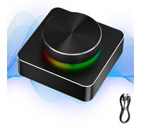 Wireless Volume Control Knob - Computer Wireless USB Audio Volume Controller Knob, Mute Function Programmable Audio Button