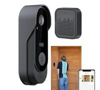 Wireless With Camera - Smart Video Wireless Camera, Almacenamiento en la Nube Dos Vías Talk Motion Sensor Monitor | Para Interior Exterior Trabajo Remoto Alertas de Visitantes Tarde