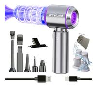 Wirelume Aspirador de Mano para Coche inalámbrica Potente 22000 Pa succión ciclónica Fuerte Motor Mini pequeña de Mesa sin escobillas portátil Recargable Ligera para Pelo de Mascotas, vehículo, hogar