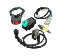 Wiring Loom Kill Switch Coil CDI Plug Kit compatible 110cc 125cc 140cc Pit Bike