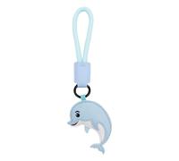 wiroouia Abalorio para bolso, delfín, tiburón, colgante de animales, decoración de cuero, decoración portátil para el hogar, adultos, niños, bolso, llavero, mochila, mochila, a, Refer