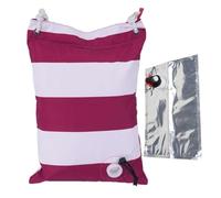wiroouia Bolsa de Asas para Vino de Playa,Bolsa de Asas para Vino con dispensador | Bolsa de Vino aislada,Bolsa de Vino aislada con dispensador de Bebidas, portamonedas Aislado a Prueba de Fugas para