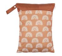wiroouia Bolsa húmeda y seca | 2 bolsillos con cremallera impermeable organizador de bolsa de pañales | Bolsas organizadoras portátiles reutilizables lavables para ropa sucia y trajes de baño mojados,