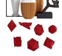 wiroouia Dados De Juego,7 Piezas Dados de Queso Rodante - Impresos en 3D Accesorio Interactivo para Juegos de rol Aprendizaje de Matemáticas Enseñanza Toma de Decisiones | Juegos De Mesa Aula Viajes