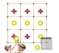 wiroouia Juegos Gigantes Exteriores para Adultos | Juego para Fiestas Al Aire Libre En Césped O Campo,Juguete Infantil Coordinación Motriz para Fiesta Cumpleaños Jardín Camping Carnaval