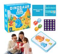 wiroouia Tarjetas de Juego educativas, Juguetes matemáticos educativos,Juego de Dinosaurio a Juego Dados Coloridos | Competencia de interacción Entre Padres e Hijos Entretenimiento Dados Coloridos