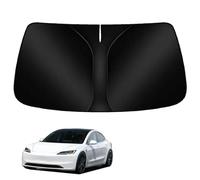 Parasol para Parabrisas Delantero Coche para Tesla Model 3 2024 2025 Protección Rayos UV Protector Solar Verano Plegable Accesorios Interior,B