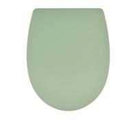 Wirquin 20724244 Marbella - Asiento para inodoro (termoplástico, con freno de caída, desmontable, forma de U, color verde salvia, termoplástico)