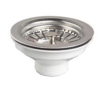 Wirquin 30718726 desagüe fregadero D90 cesta acero inoxidable sin rebosadero