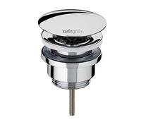 Wirquin 30723420 - Tapón de lavabo latón, cúpula fija con tornillo central