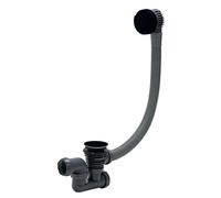 Wirquin 30724541 Black Touch - Juego de desagüe para bañera (cable L700 mm), color negro